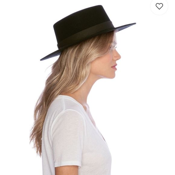 EUC Janessa Leone Gabrielle hat small wool & leather - Picture 5 of 5